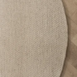 Wollteppich Rund - Bliss Creme Weiß