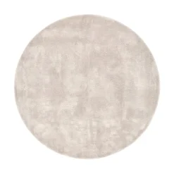 Wollteppich rund - Leone Creme