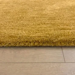 Wollteppich rund - Leone Gold
