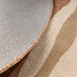 Wollteppich Rund - Liora Beige