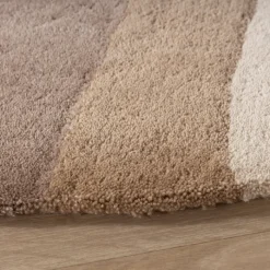 Wollteppich Rund - Vienna Beige