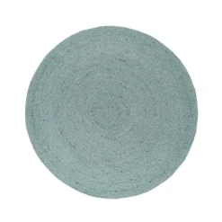 Wollteppich Rund - Wise Blau 364